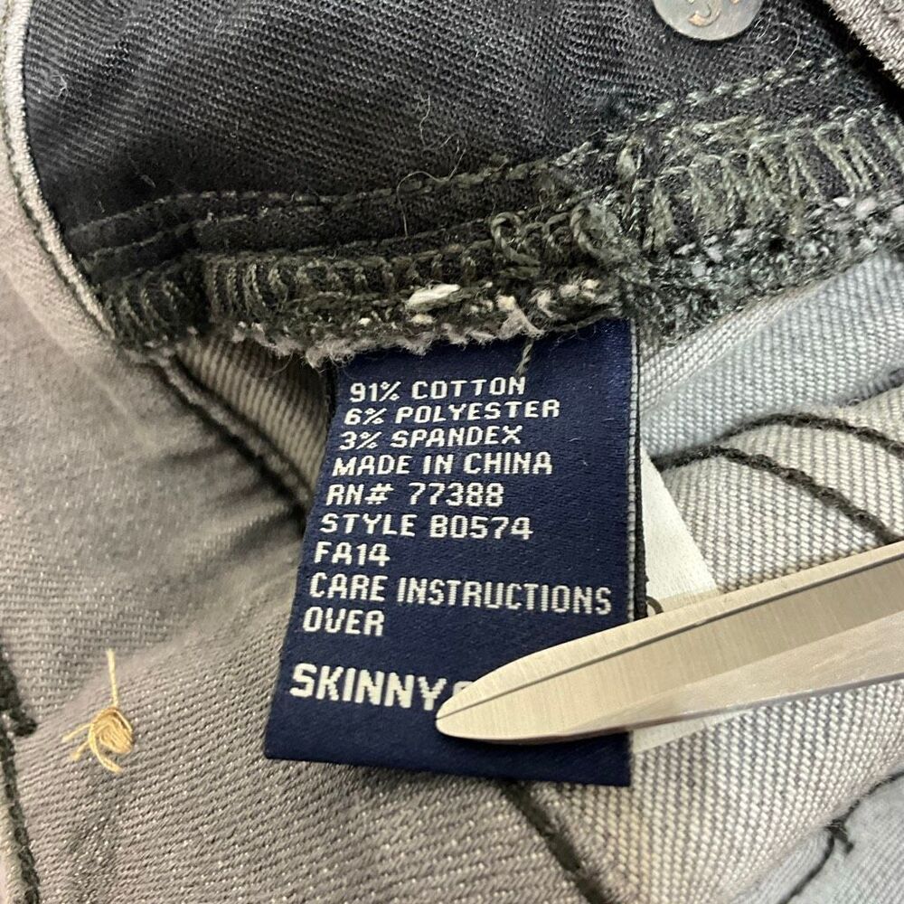MADEWELL Skinny Jeans Charcoal Gray 26 - Picture 6 of 6